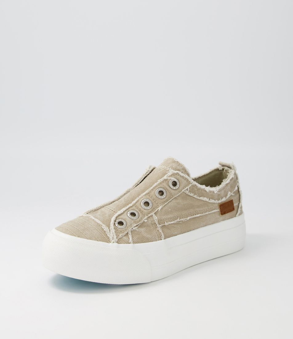 Sadie Overcast Smoked Canvas Sneakers