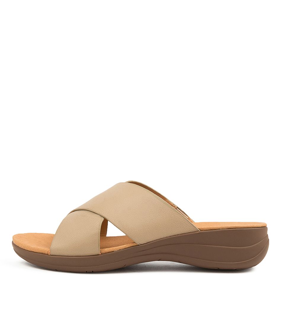 MIRROR SU LT TAUPE GUM SOLE LEATHER