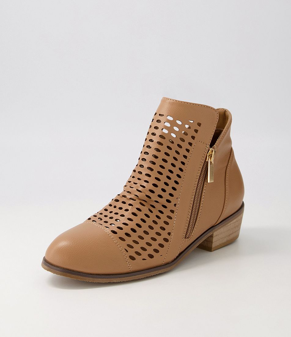 Calissie Tan Ankle Boots
