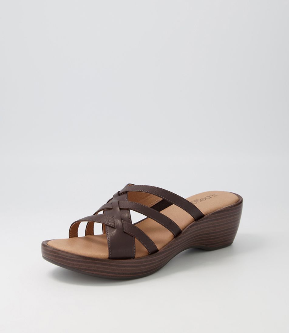 Ballet Choc Leather Sandals