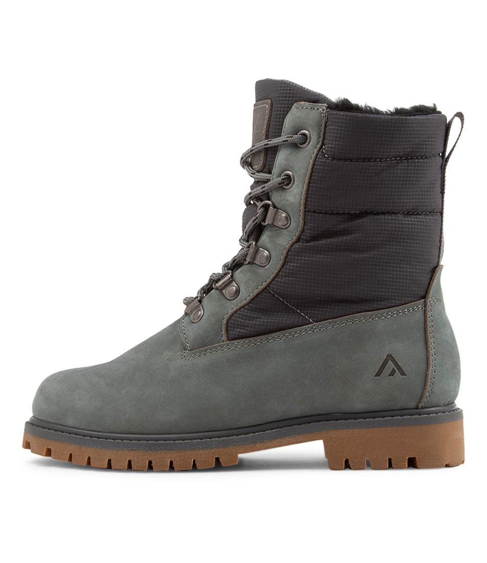 Tysoat Dark Grey Multi Ankle Boots