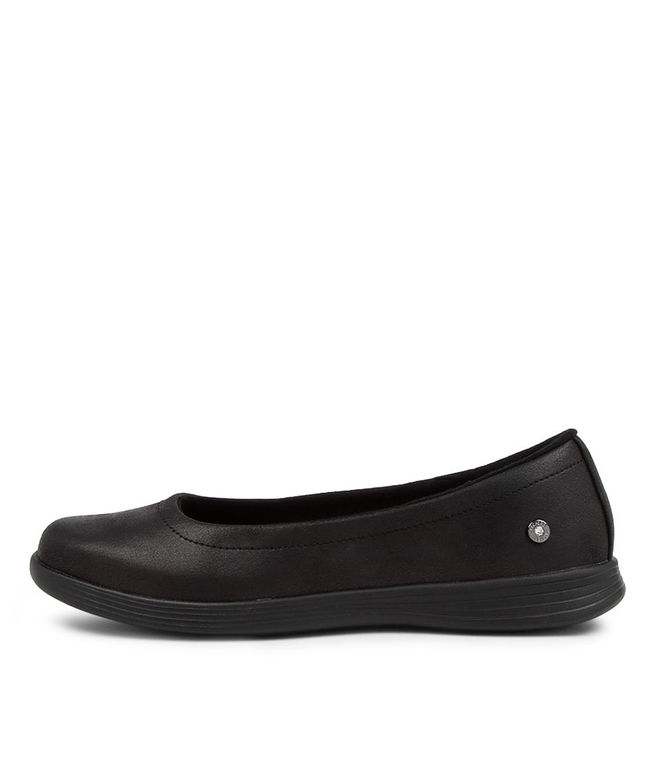 136210 On Black Ballet Flats