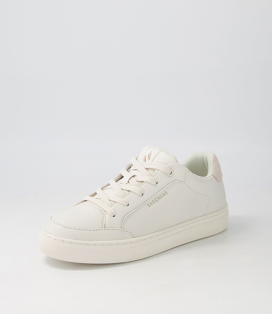 Side Street White Leather Synthetic Sneakers