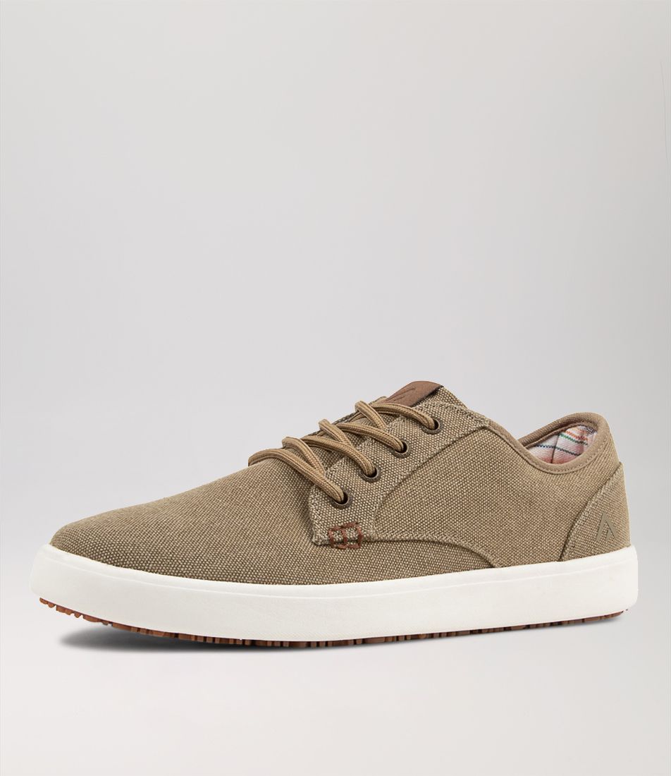 Nexus Taupe Canvas Sneakers
