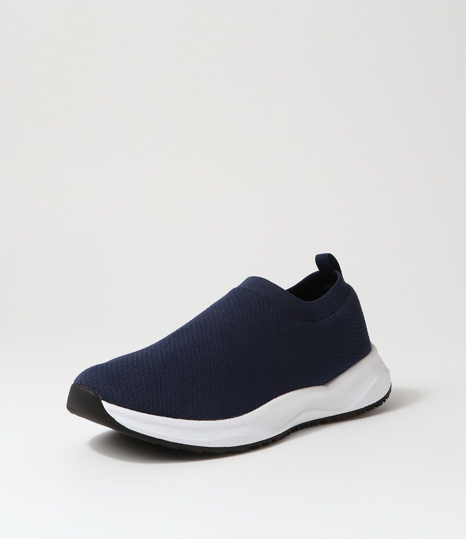 Gigi Navy Mesh Sneakers