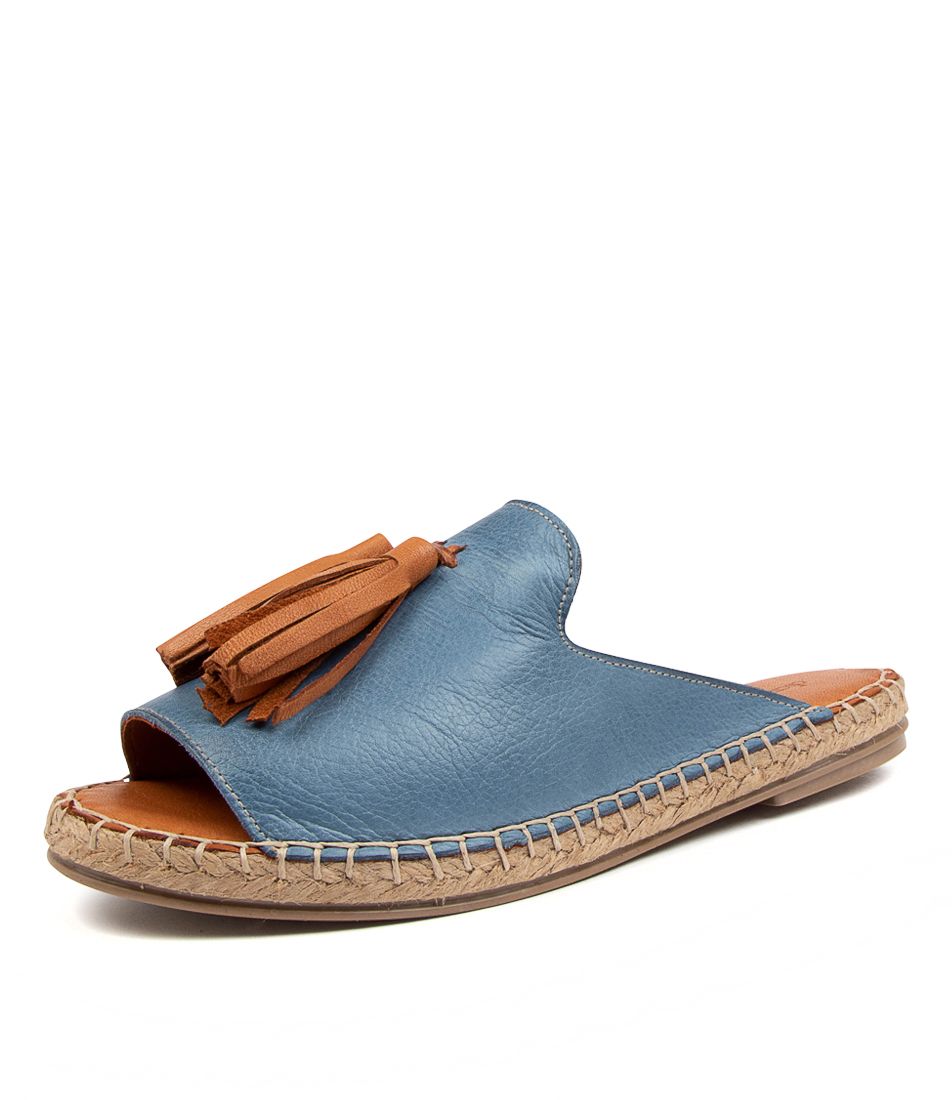 PHLAN BLUE-TAN LEATHER