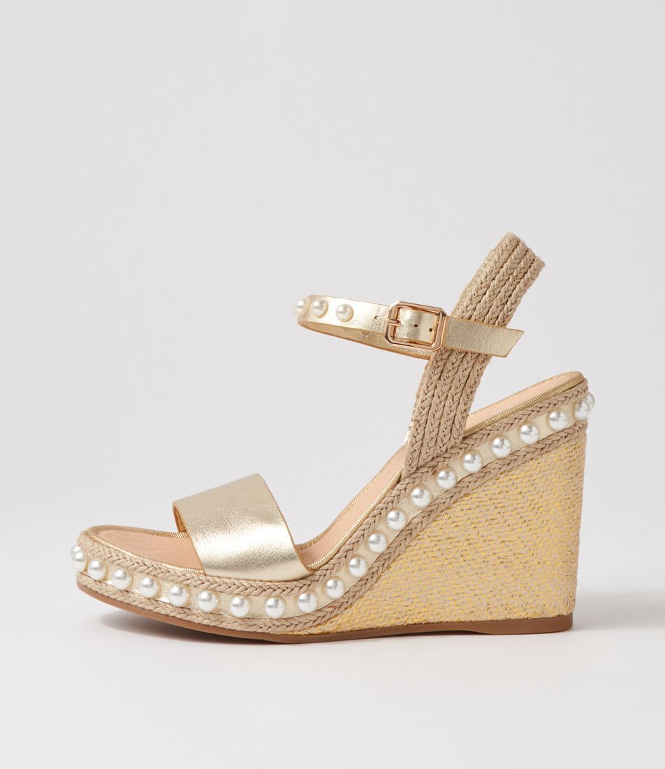 Emmela Pale Gold Multi Sandals