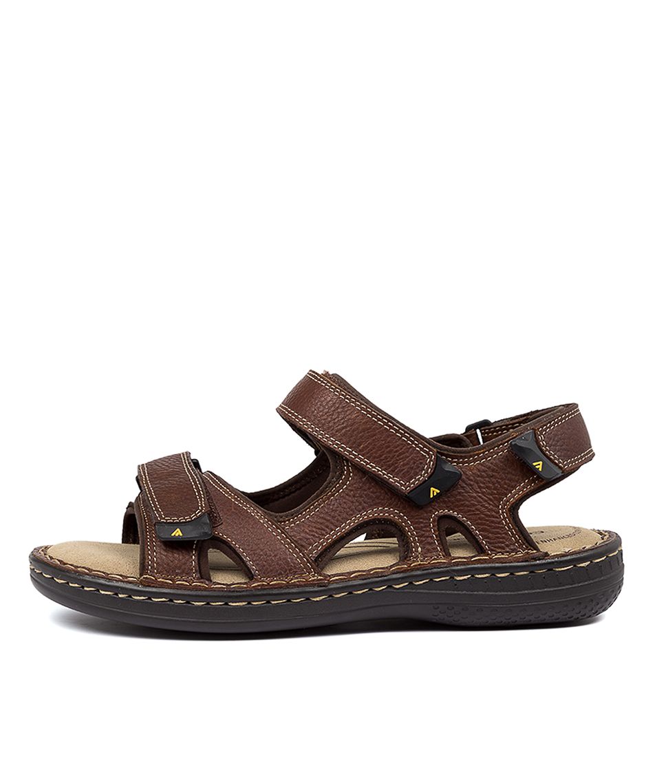 SURMON CF DARK BROWN TUMBLE LEATHER