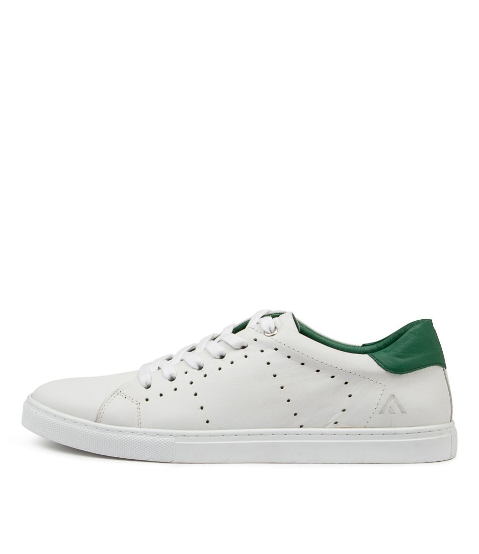 SIRIT WHITE-GREEN LEATHER