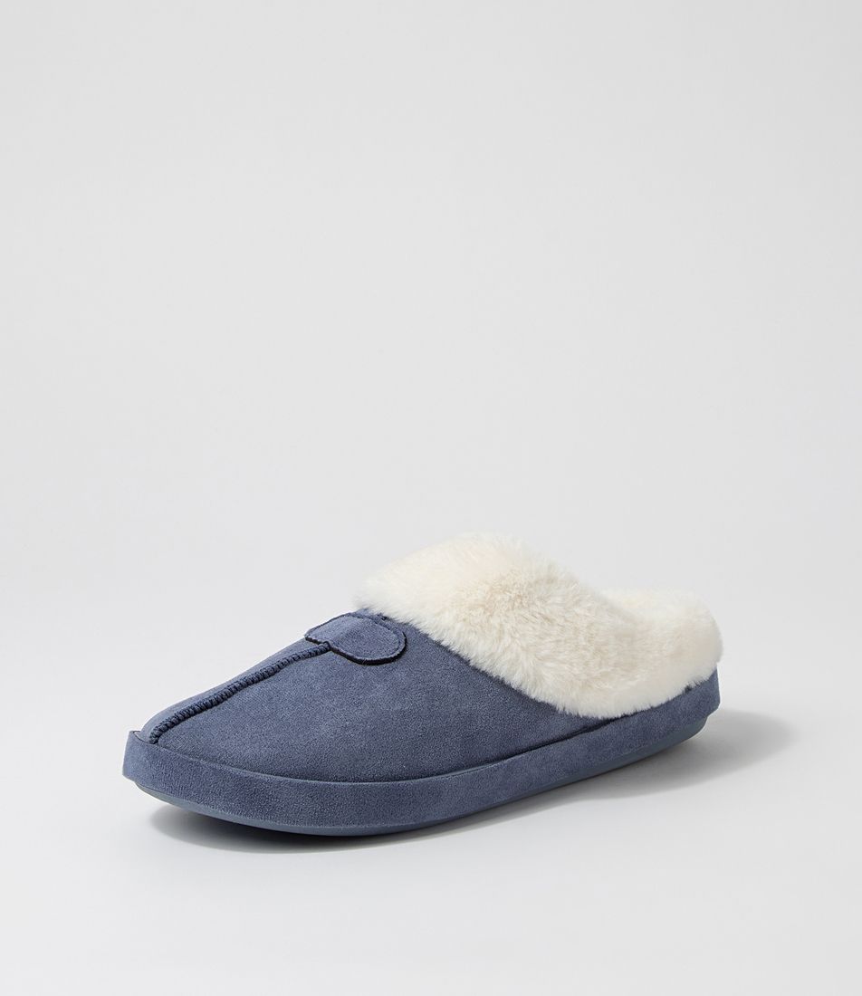 Snuggo Blue Multi Slippers