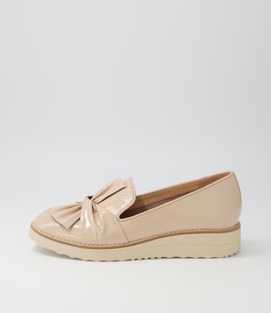 Oclem Latte Patent Leather Loafers NS