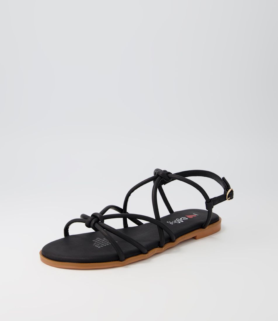 Slindo Black Sandals