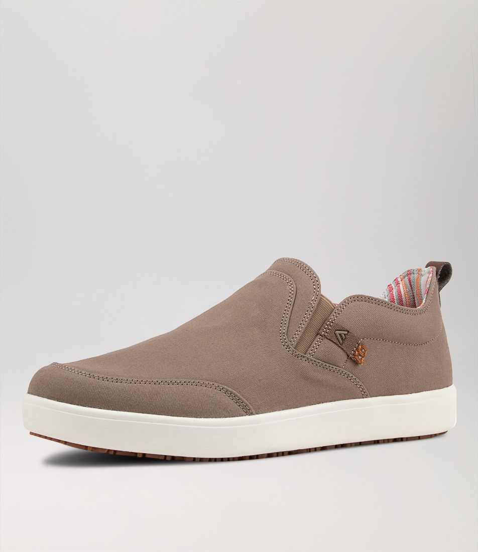 Nano Taupe Canvas Sneakers