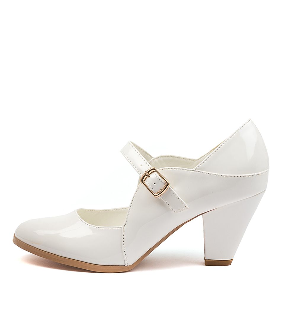 CRAVING WHITE PATENT PU