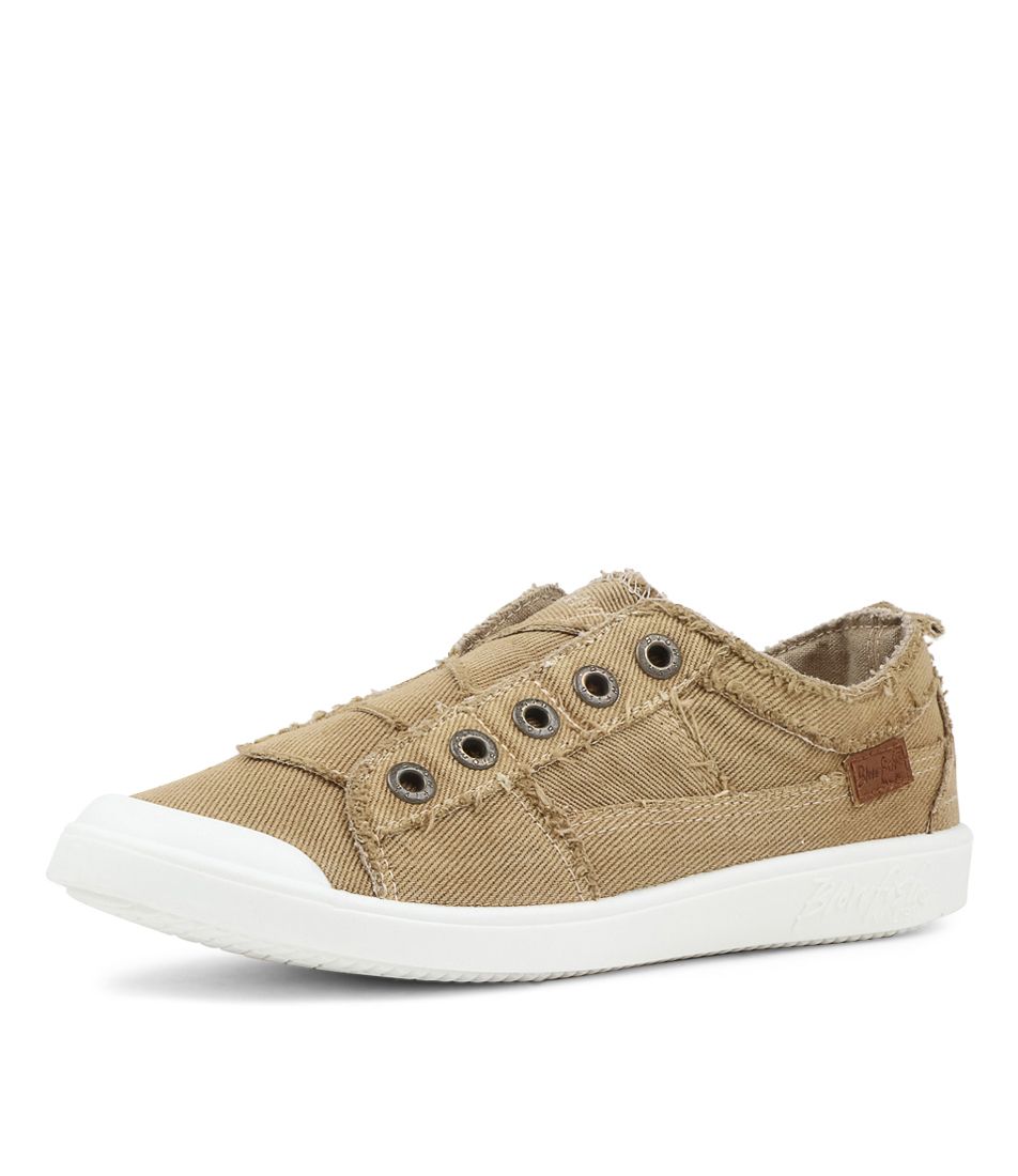 Vara Cream Coffee Canvas Sneakers