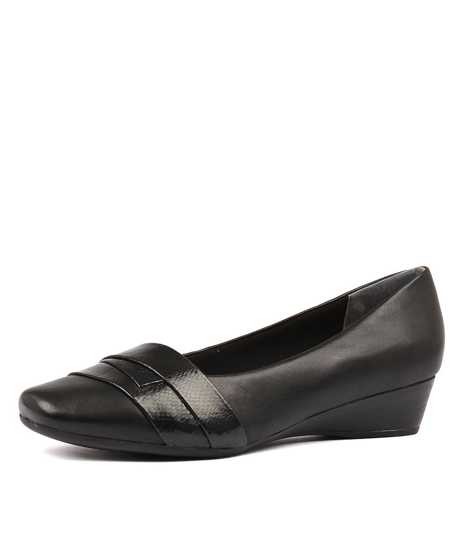 RENZO BLACK SNAKE LEATHER