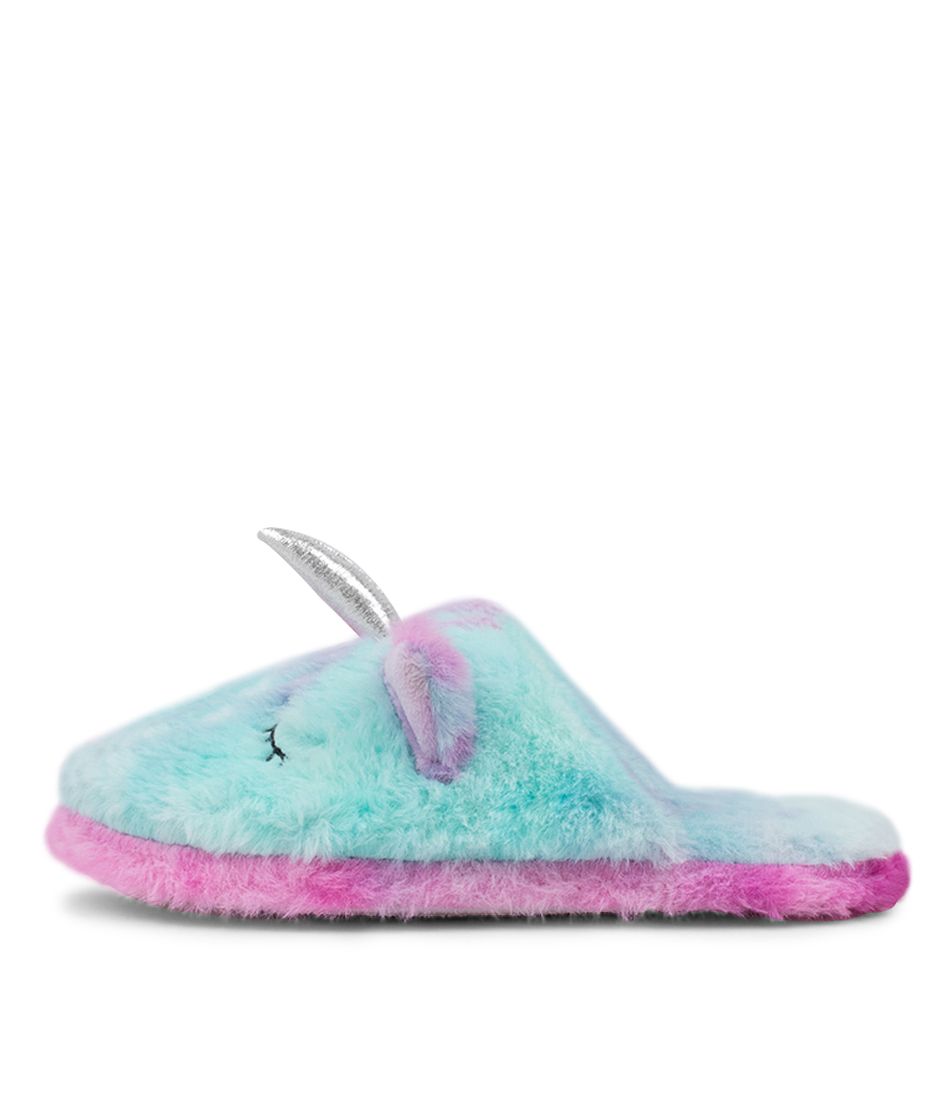 Unicorn Fuchsia Slippers
