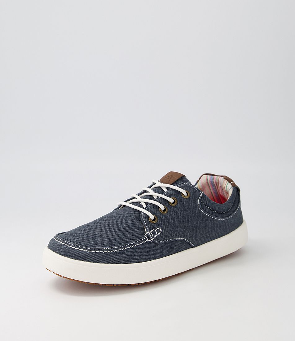 Nilson Dark Navy Canvas Sneakers