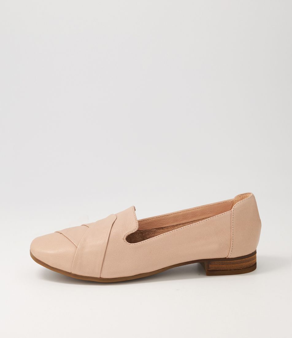 Tilony Dark Nude Leather Loafers