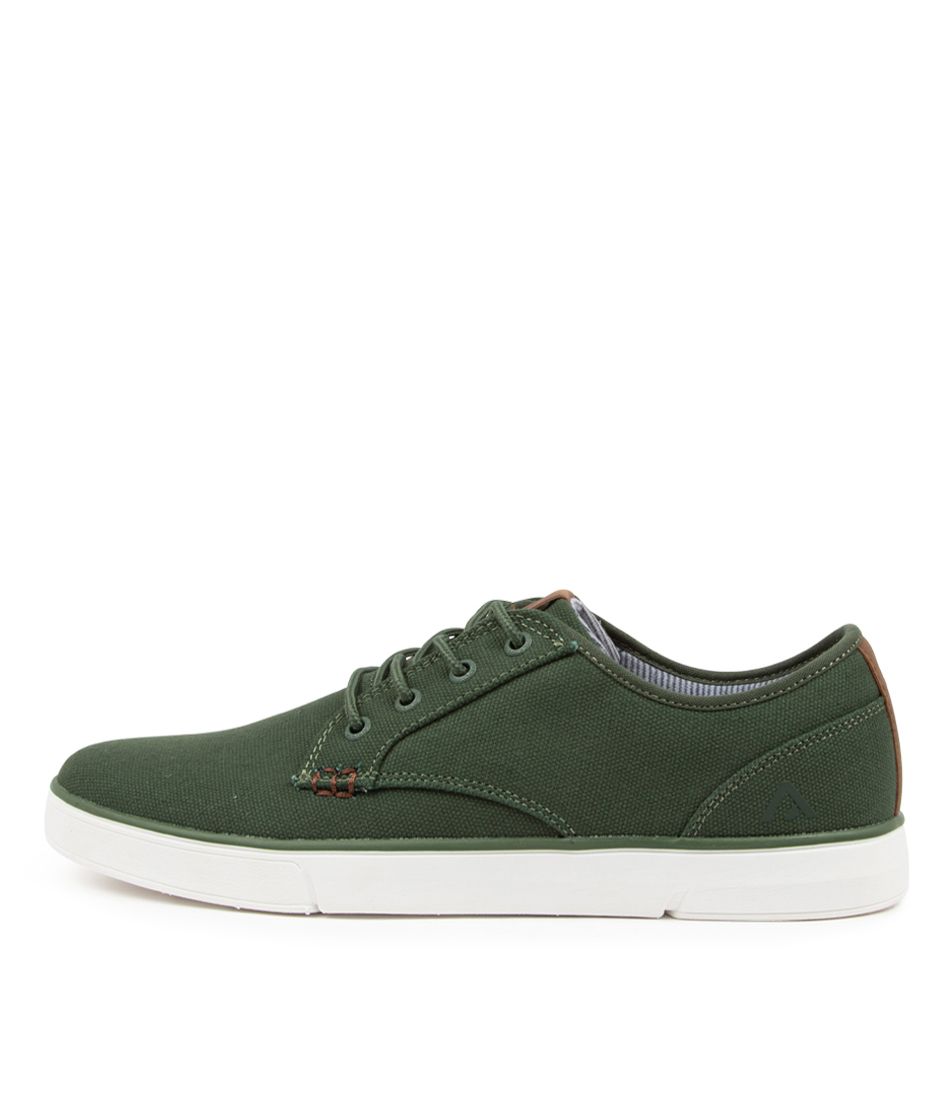Albatross Dk Green Canvas Sneakers