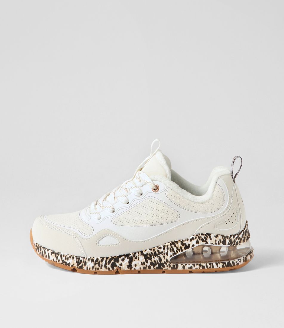 Uno 2 White Leopard Sneakers