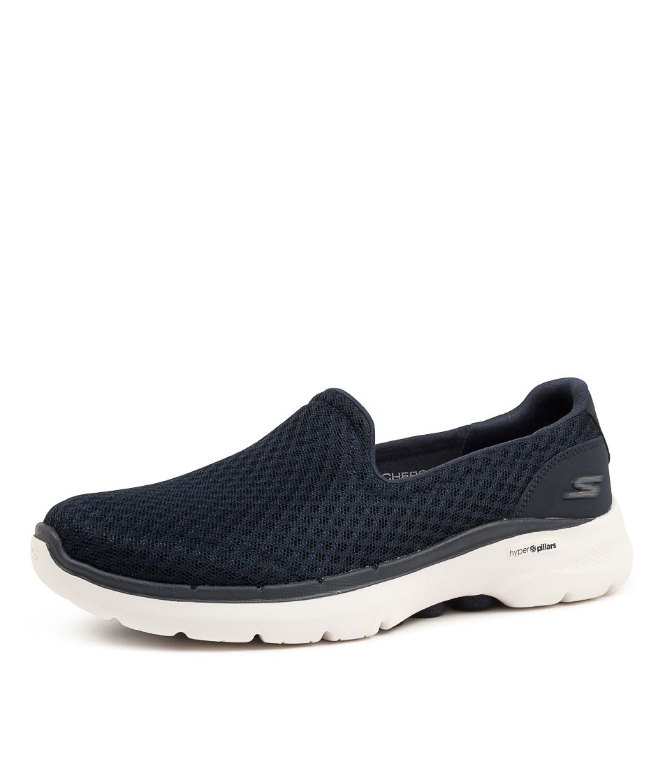 GO WALK 6 NAVY WHITE