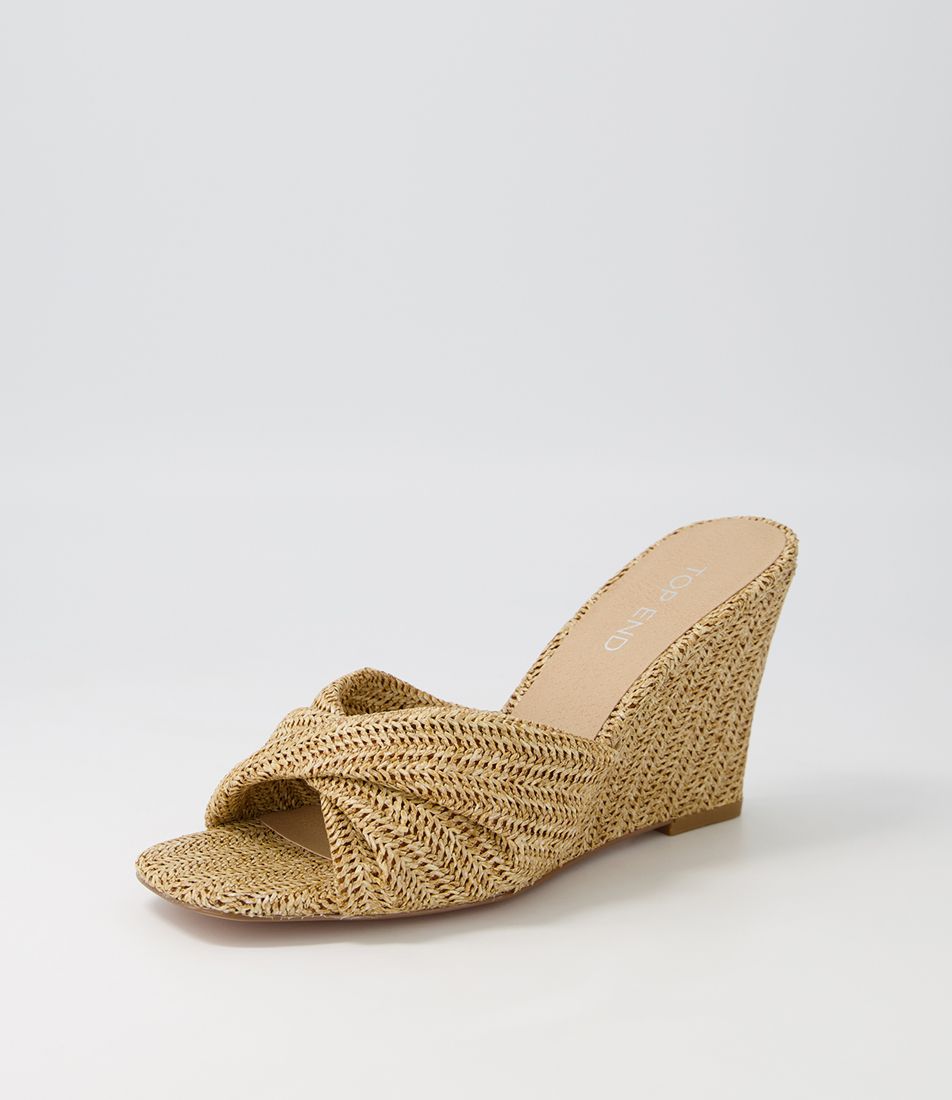Katia Natural Syn Raffia Mules