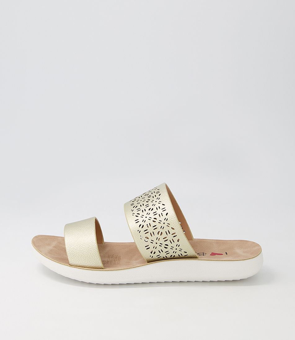 Musetta Pale Gold Slides
