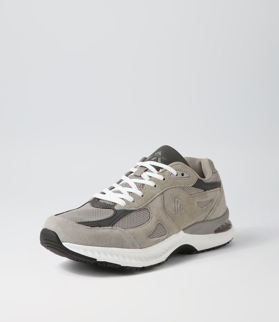 Crib Light Grey Suede Sneakers