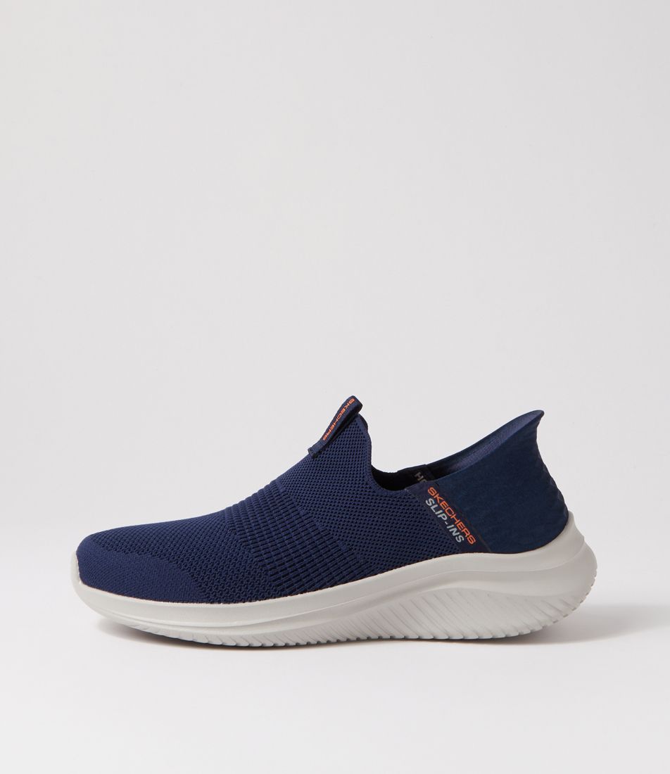 Ultra Flex 3.0 Navy White Mesh Sneakers