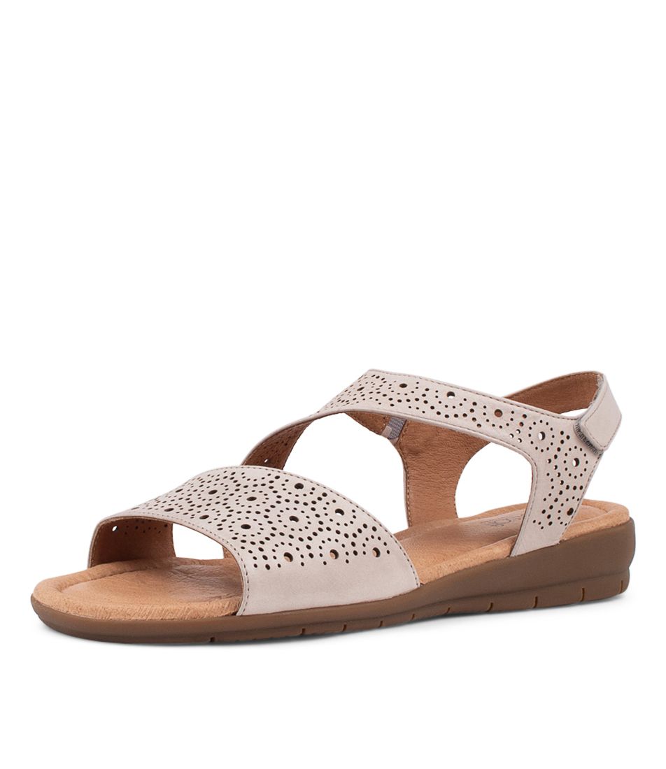 Flander Dark Stone Leather Sandals