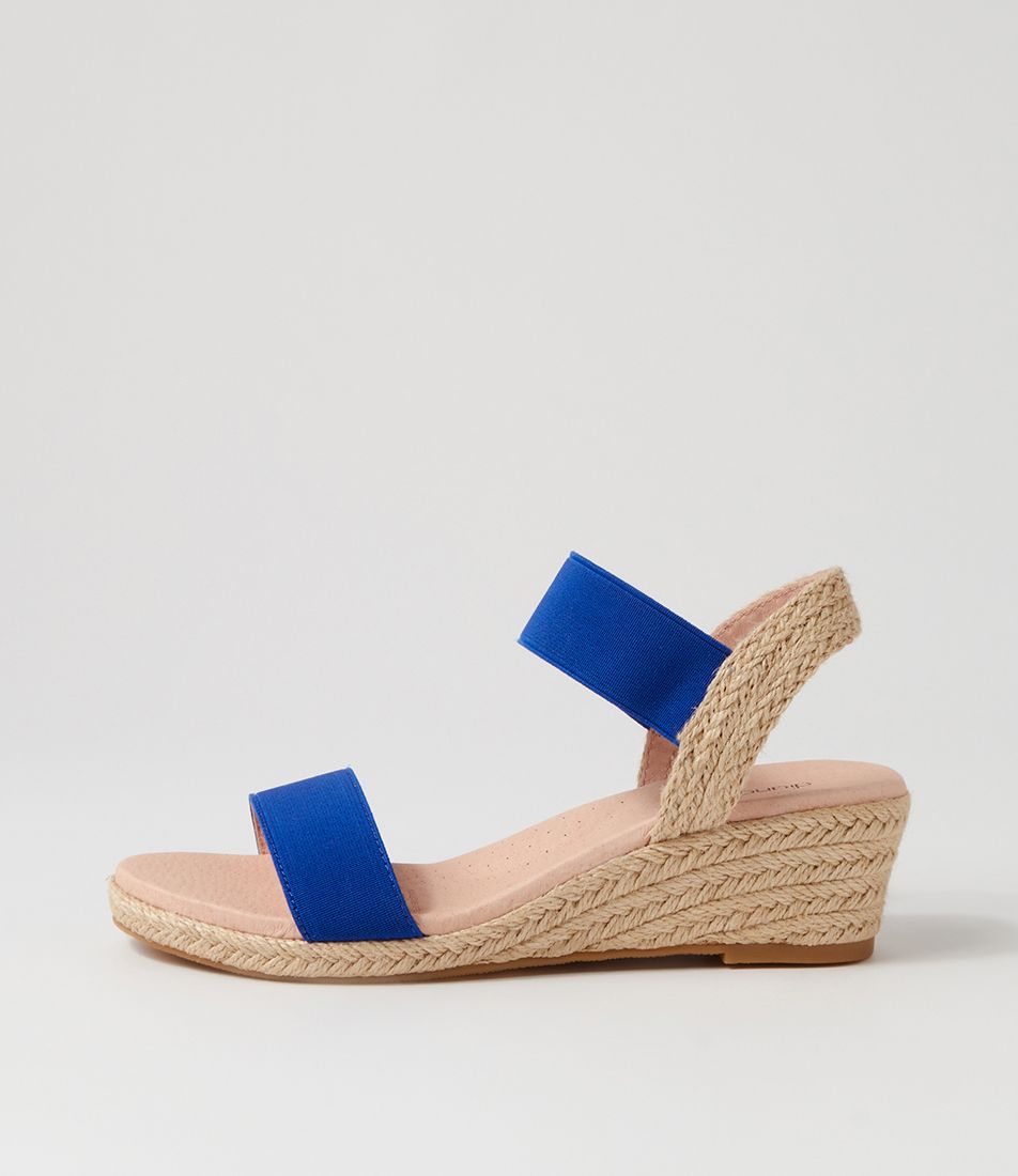 Helina Cobalt Elastic Sandals