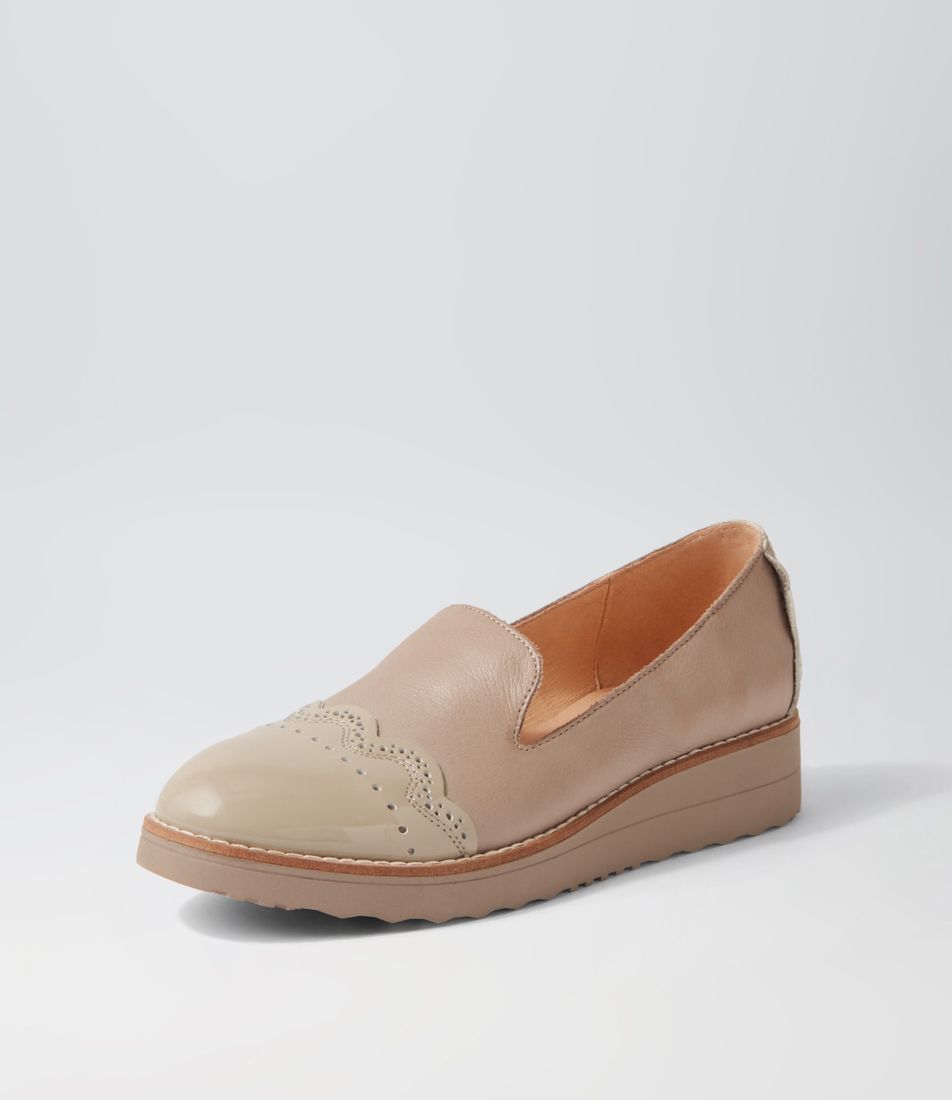 Orchidy Smoke Patent Leather Loafers