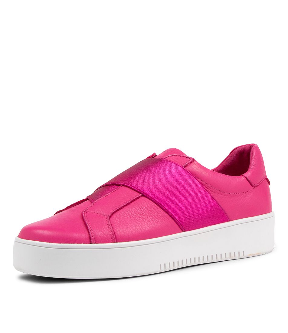 LEXASY PINK LEATHER SNEAKERS