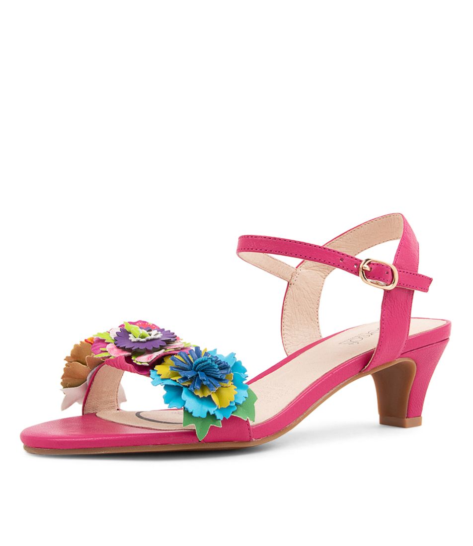 Dazzle BRIGHT MULTIFUCHSIA Leather Sandals