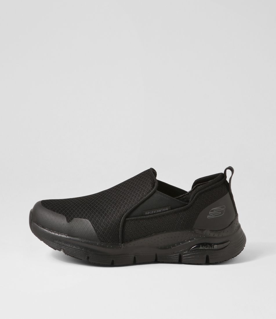 Arch Fit Sr Black Mesh Sneakers