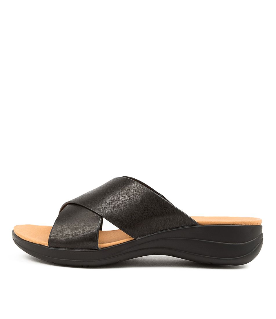 MIRROR SU BLACK BLACK SOLE LEATHER