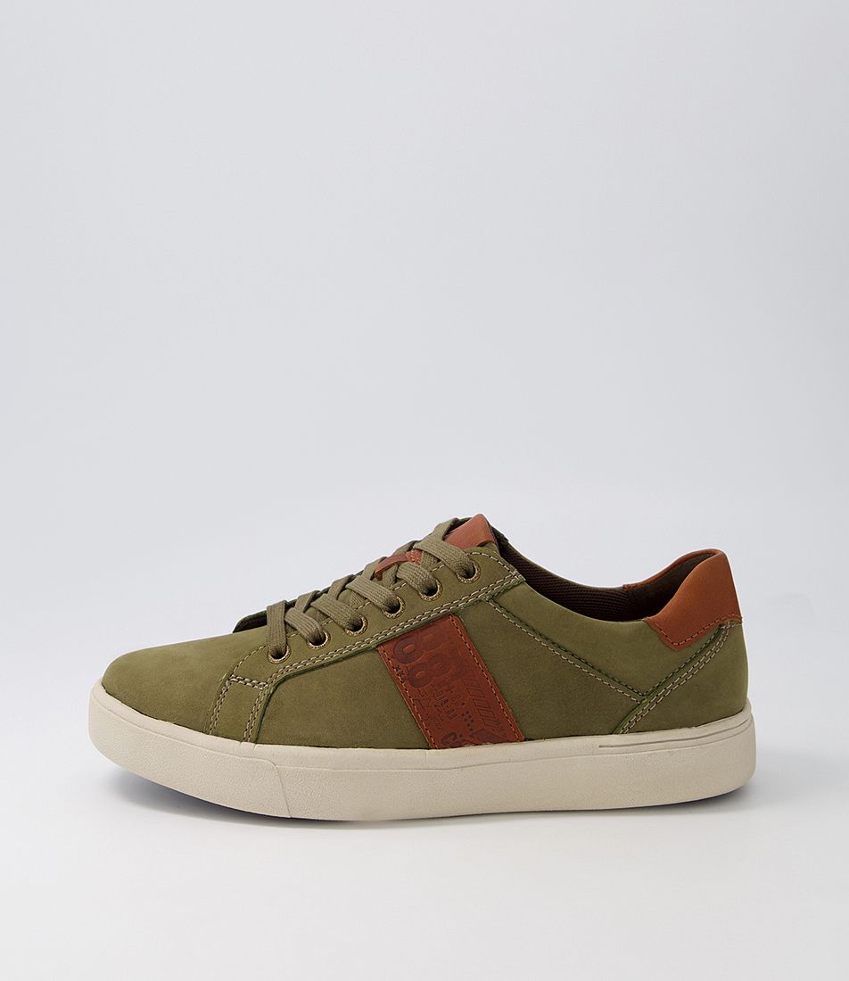 Julius Khaki Nubuck Sneakers