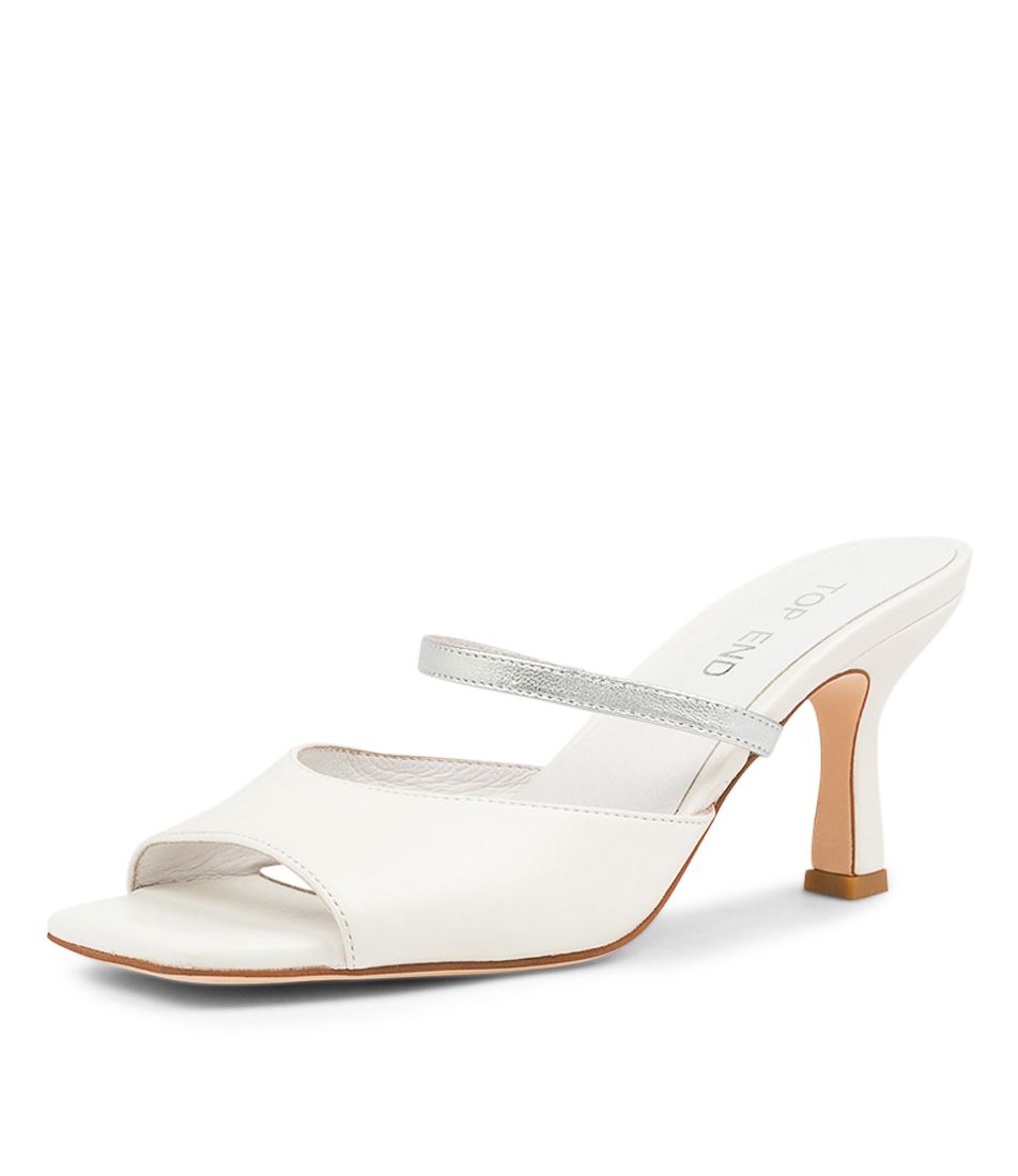 LECRA TO WHITE SILVER LEATHER