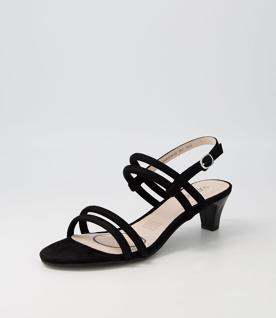 Darlson Black Suede Sandals