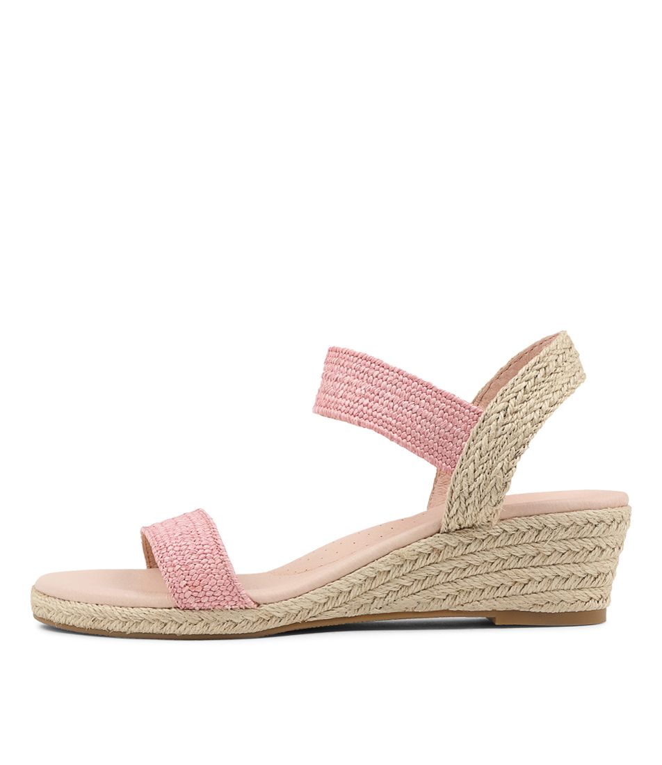 Havan Blush Weave Elastic Espadrilles
