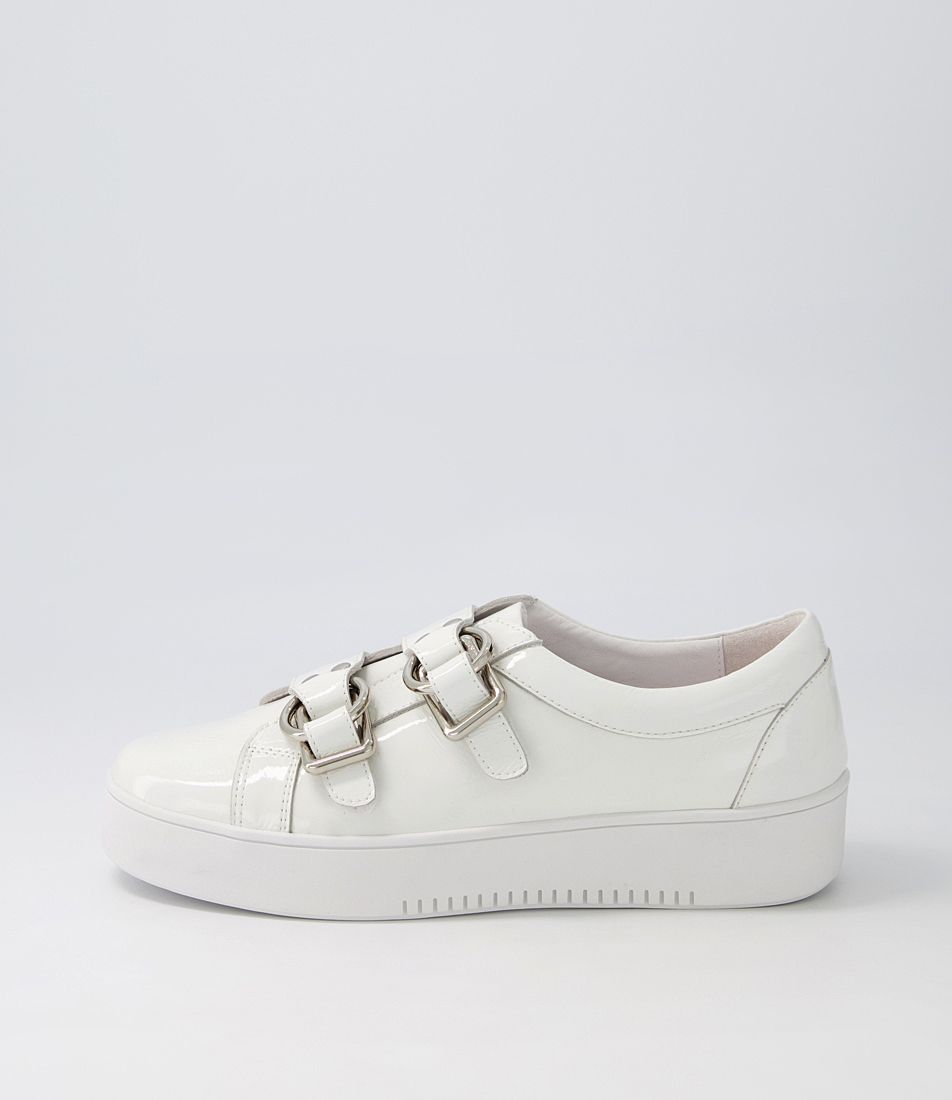 Lemuna White Patent Leather Sneakers