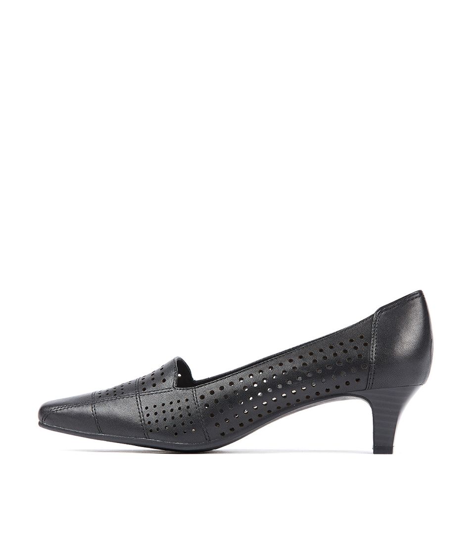 LADORA BLACK LEATHER