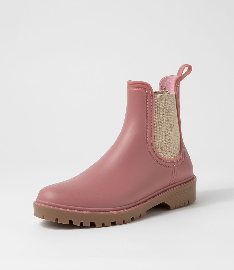 Laurina Rose Gumboot Ankle Boots