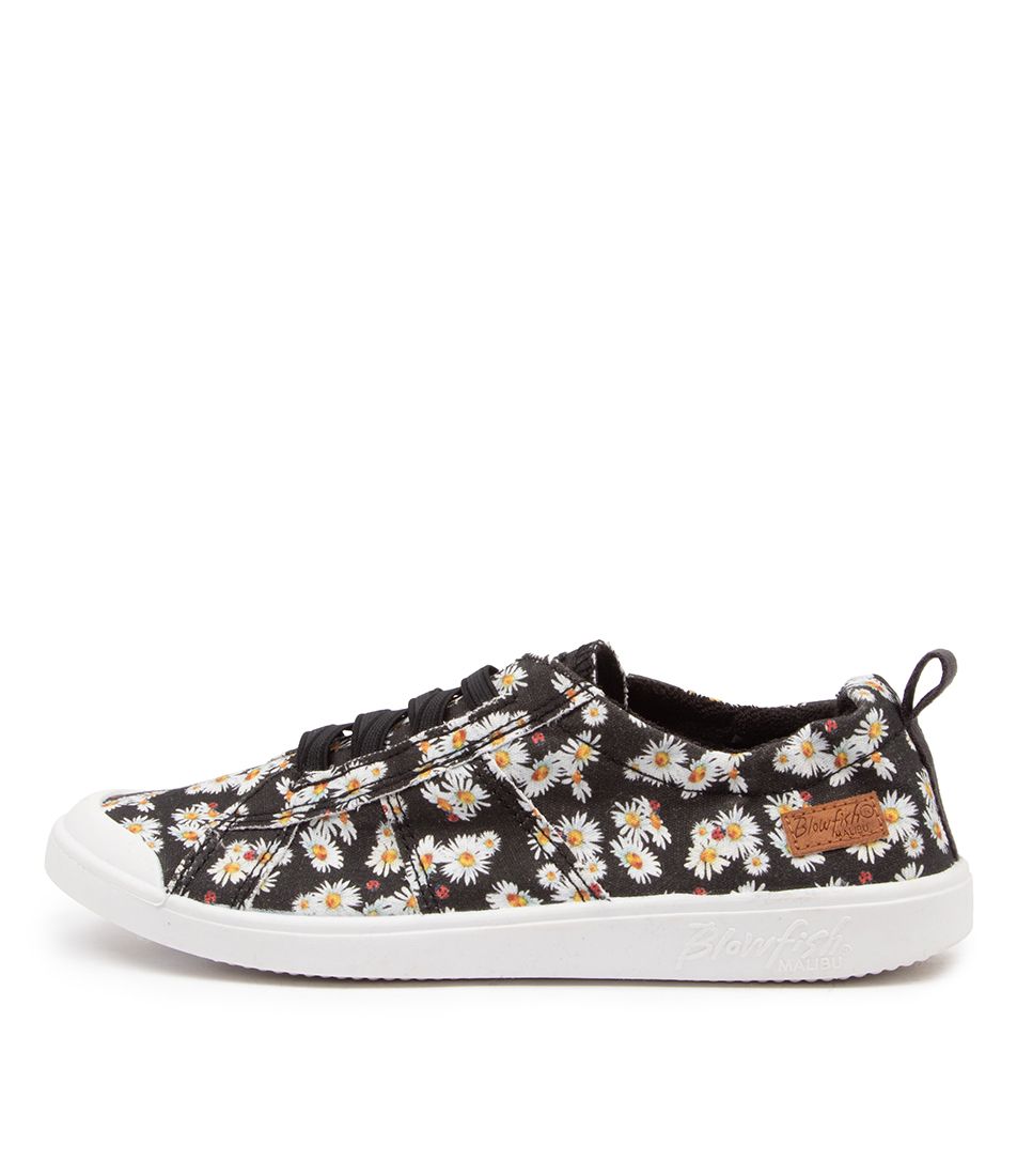 VEX BLK LAZY DAISY PRINT