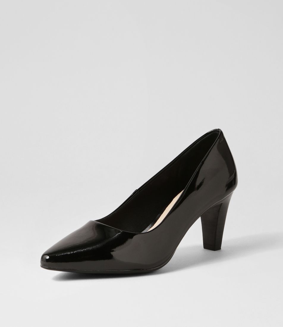 Mesmerize2 Black Patent Leather Heels