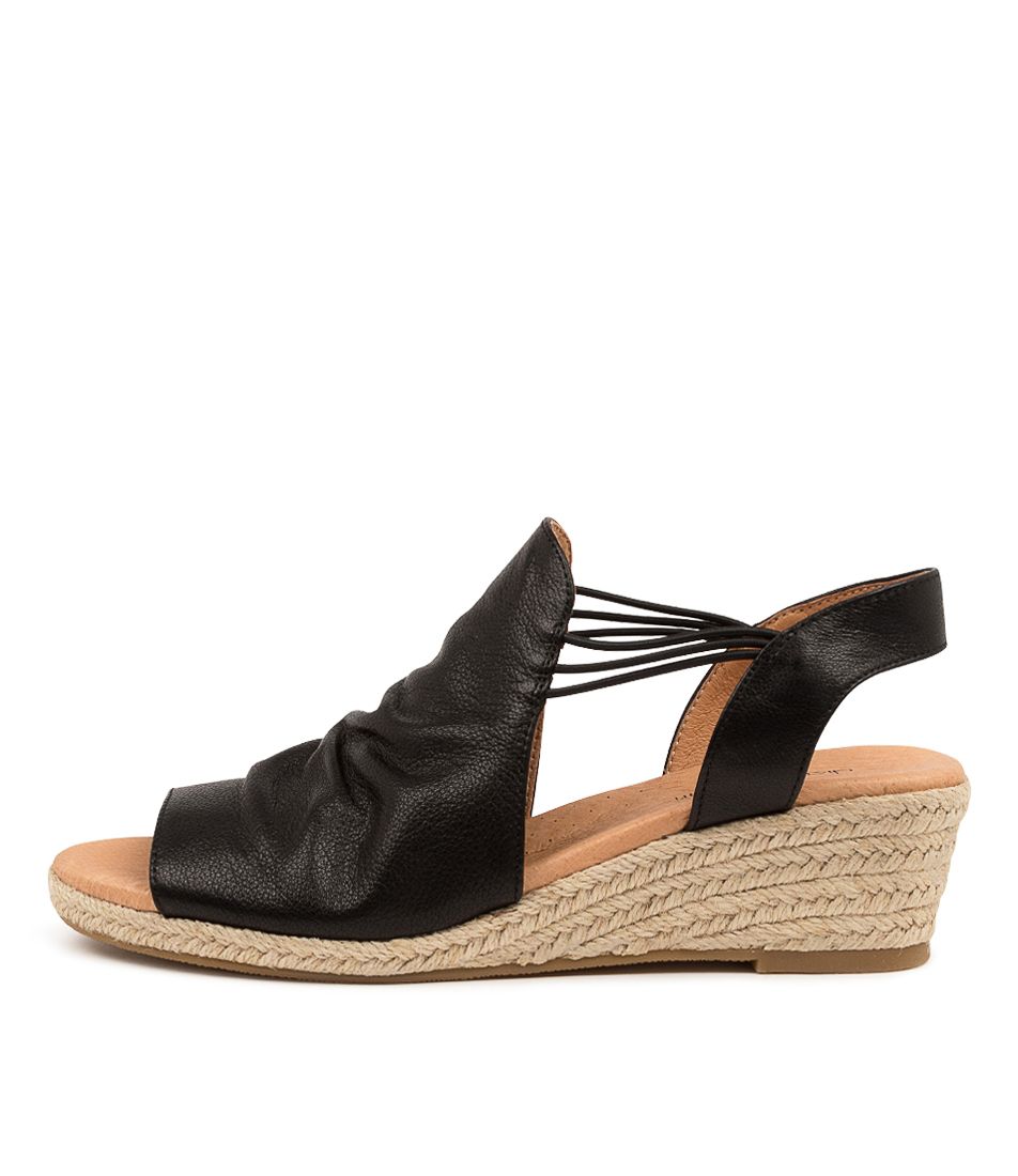 HLENSIA DF BLACK NATURAL ROPE LEATHER