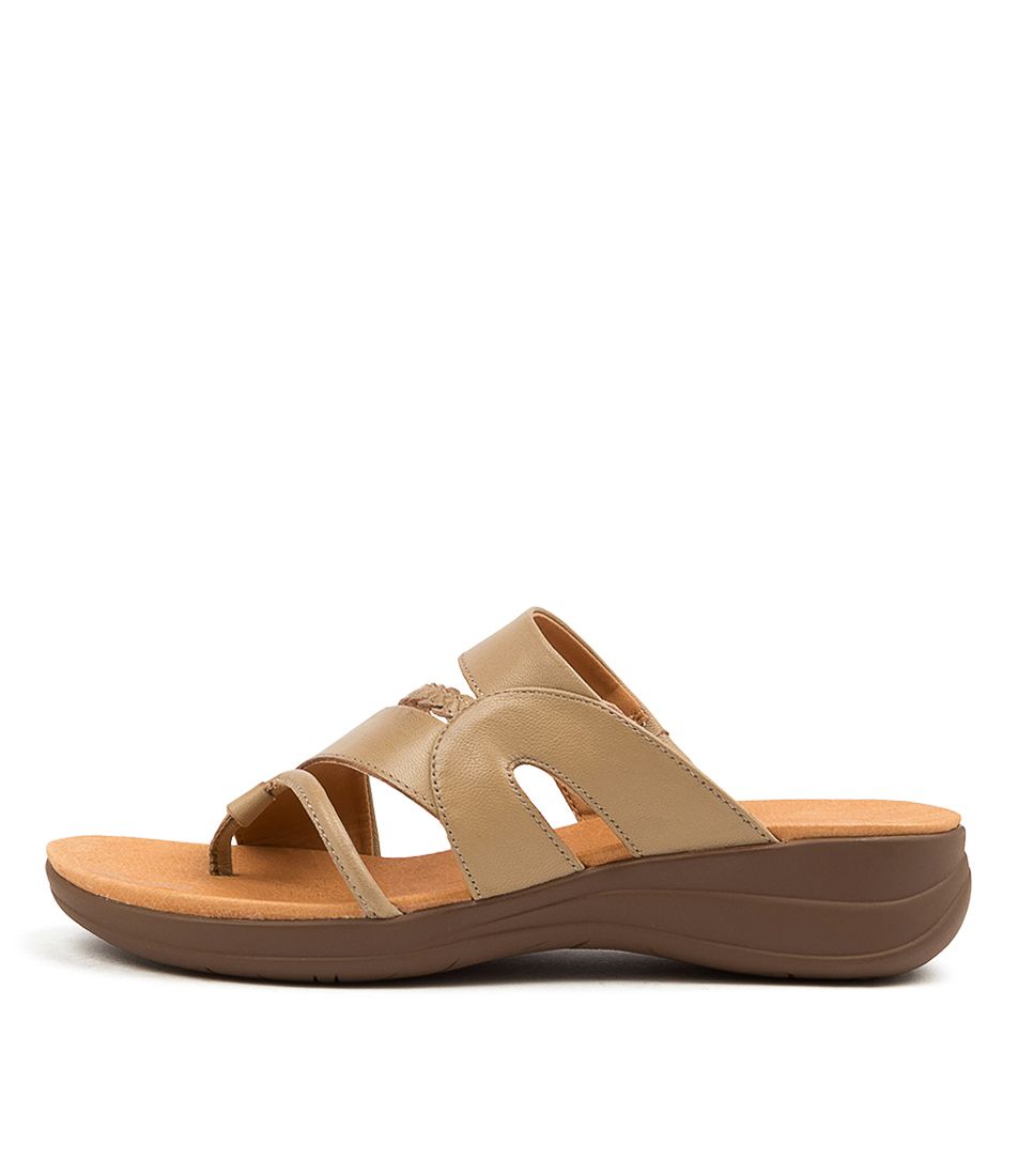 MIA SU LT TAUPE GUM SOLE LEATHER