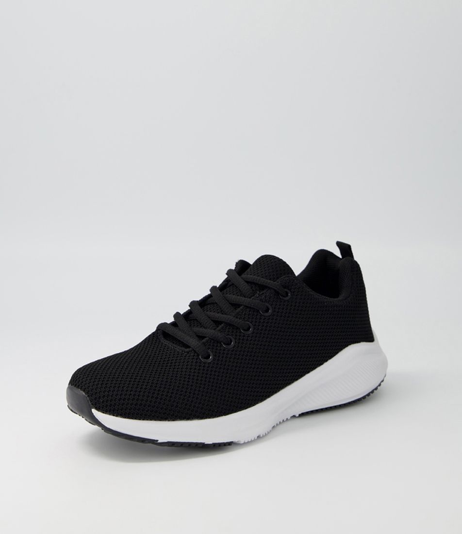 Potential Black Mesh Sneakers