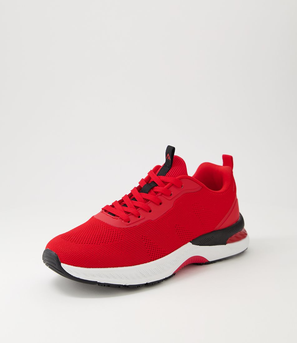 Curls Red Recycled Knit Sneakers